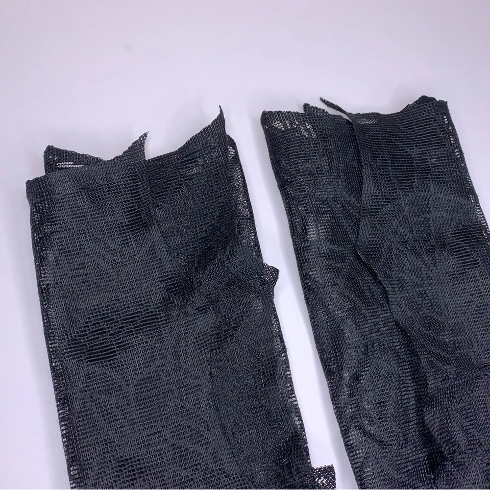 Set Of 2 Spiderweb Black Napkins Halloween Goth Home Decor Kitchen Dining Party